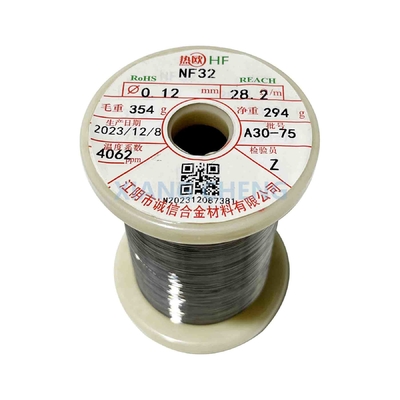 NF32 Contenu en nickel 50-55 PTC Fil d'alliage Ni-Fe pour fil sensible à la température