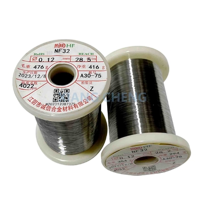 NF32 PTC alliage Ni-Fe haute résistance au fil Mig au nickel pour les appareils de chauffage