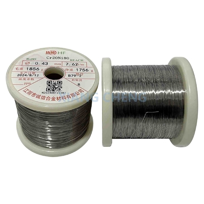Cr20Ni80/80Ni20Cr/NiCr8020 Alliage de fil de nickel et de chrome élément chauffant anti-oxydation