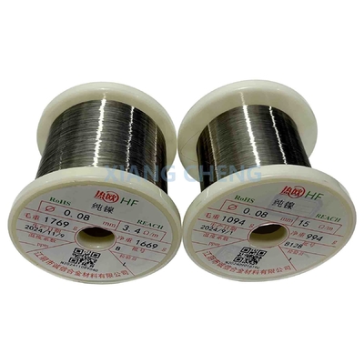 Fil de nickel pur pour les industries chimique et alimentaire UNS N02200/Nickel200/NS5200/N5/H02200/W-Nr.2.4060