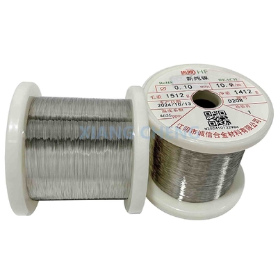 Fil de nickel pur de haute pureté N8 Excellente résistance à la corrosion et bonne conductivité électrique